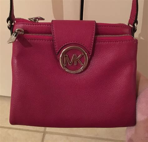 Michael Kors maroon crossbody bag